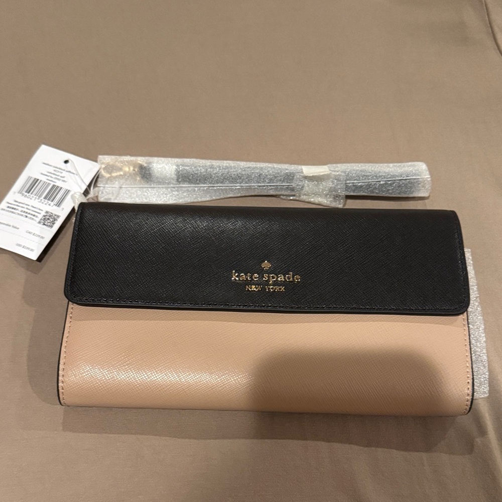 Kate Spade Black and Cream Clutch